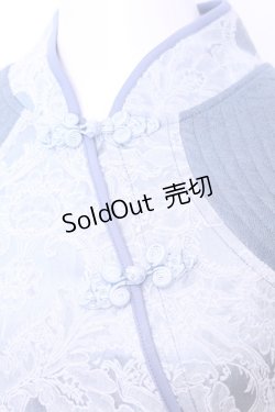 画像2: Qutie Frash / チャイナワンピ  ライトブルー O-25-11-13-021-QU-OP-OW-ZI