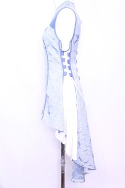 画像3: Qutie Frash / チャイナワンピ  ライトブルー O-25-11-13-021-QU-OP-OW-OS