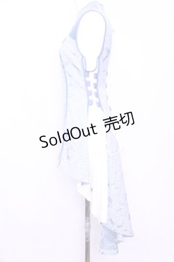 画像3: Qutie Frash / チャイナワンピ  ライトブルー O-25-11-13-021-QU-OP-OW-ZI