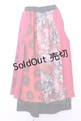 Qutie Frash / 8部丈ハカマパンツ  レッド O-25-11-13-023-QU-PA-OW-OS