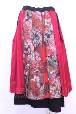 画像4: Qutie Frash / 8部丈ハカマパンツ  レッド O-25-11-13-023-QU-PA-OW-OS