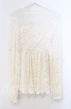 画像3: LIZ LISA / 起毛レースチュニック  オフシロ O-25-11-14-022-LO-TO-OW-OS