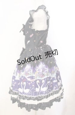 画像4: metamorphose / スワンレイクフリルジャンパースカート  クロ O-25-11-14-003-ME-OP-OW-OS