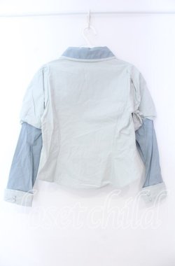 画像3: Maison de FLEUR Petite Robe canone / 袖切り替えブラウス Ｍ サックス O-25-11-14-025-EL-BL-IG-OS