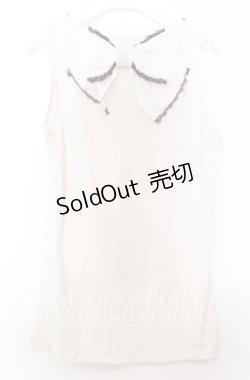 画像2: axes femme / BACKリボンタンクトップ  オフ O-25-11-14-027-AX-TO-IG-OS