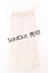 axes femme / フラワーレースキャミソール  ピンクベージュ O-25-11-14-029-AX-TO-IG-OS