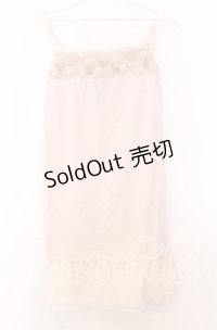 axes femme / フラワーレースキャミソール  ピンクベージュ O-25-11-14-029-AX-TO-IG-OS