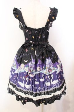 画像5: metamorphose / スワンレイクフリルジャンパースカート  クロ O-25-11-14-003-ME-OP-OW-OS