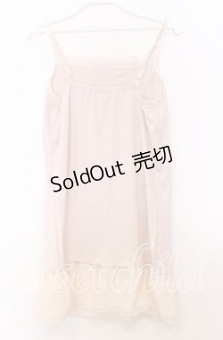 画像2: axes femme / フラワーレースキャミソール  ピンクベージュ O-25-11-14-029-AX-TO-IG-OS