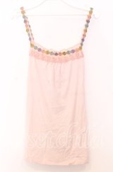 axes femme / フラワーレースキャミトップス  ピンク O-25-11-14-030-AX-TO-IG-ZT343