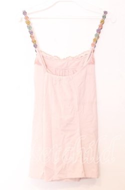 画像2: axes femme / フラワーレースキャミトップス  ピンク O-25-11-14-030-AX-TO-IG-OS