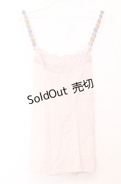 画像2: axes femme / フラワーレースキャミトップス  ピンク O-25-11-14-030-AX-TO-IG-ZT343