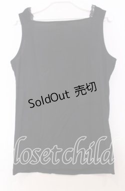 画像2: 【SALE】axes femme / フラワーレースタンクトップ  クロ O-25-11-14-034-AX-TO-IG-ZT359