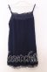画像1: axes femme / フラワーレースキャミソール  ネイビー O-25-11-14-037-AX-TO-IG-OS (1)