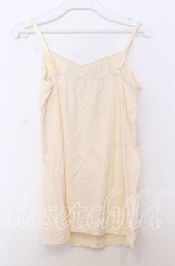 画像2: axes femme / ガーデンインナーキャミソール  アイボリー O-25-11-14-039-AX-TO-IG-OS