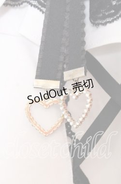 画像2: Rojita / キラキラハートチョーカーブラウス F シロ O-25-11-14-044-LO-BL-OW-OS