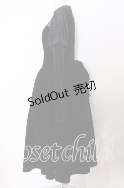 画像3: Zeeye / Falling Star Velvet Gothic Dress　ワンピース L クロ O-25-11-14-045-LO-OP-OW-OS