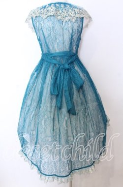 画像4: Vallee lys / Fishtail Lace Gilet  グリーン O-25-11-14-047-GO-TO-OW-OS