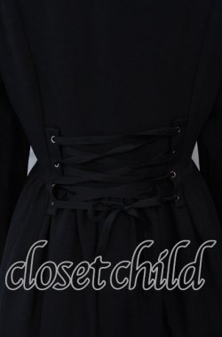 画像4: muggle / 黒のお嬢様のクラシカルゴシックワンピース M クロ O-25-11-14-051-LO-OP-OW-OS