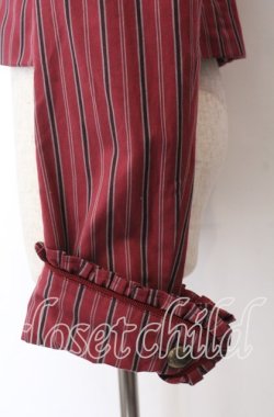 画像3: Victorian maiden / レジメンタルストライプジャケット  ボルドー O-25-11-14-052-CL-JA-OW-OS