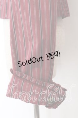 画像3: Victorian maiden / レジメンタルストライプジャケット  ボルドー O-25-11-14-052-CL-JA-OW-OS