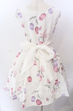 画像3: mille fille closet by LODISPOTTO / ビッグチューリップワンピース  シロ O-25-11-14-053-LO-OP-OW-OS