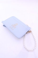 m petit by misako / NINA'Sコラボコインケース  サックス O-25-11-14-1001-LO-ZA-OW-ZT432