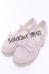 axes femme POETIQUE / ガーリーリボンローファー M ピンク O-25-11-14-1048-AX-SH-OW-OS