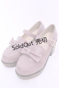 axes femme POETIQUE / ガーリーリボンローファー M ピンク O-25-11-14-1048-AX-SH-OW-OS