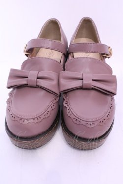 画像2: axes femme POETIQUE / ガーリーリボンローファー M ピンク O-25-11-14-1048-AX-SH-OW-OS