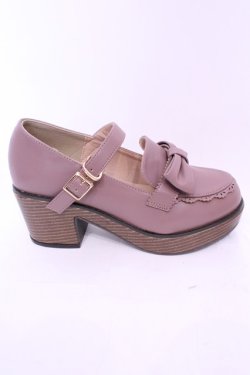 画像5: axes femme POETIQUE / ガーリーリボンローファー M ピンク O-25-11-14-1048-AX-SH-OW-OS