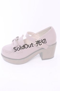 画像7: axes femme POETIQUE / ガーリーリボンローファー M ピンク O-25-11-14-1048-AX-SH-OW-OS