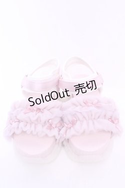 画像2: axes femme POETIQUE / チュールフリルスポサン M ピンク O-25-11-14-1049-AX-SH-OW-OS