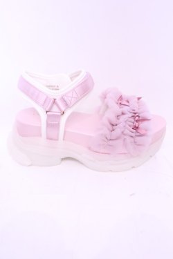 画像5: axes femme POETIQUE / チュールフリルスポサン M ピンク O-25-11-14-1049-AX-SH-OW-OS