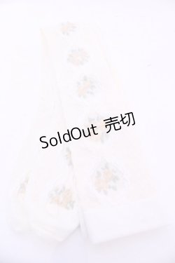 画像1: m petit by misako / ECAMOVKバラレースソックス  アイボリー O-25-11-14-1053-LO-ZA-OW-OS