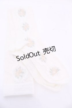 画像2: m petit by misako / ECAMOVKバラレースソックス  アイボリー O-25-11-14-1053-LO-ZA-OW-OS