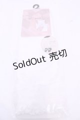 m petit by misako / リボン柄2段レース付きクルーソックス  シロ O-25-11-14-1055-LO-ZA-OW-OS