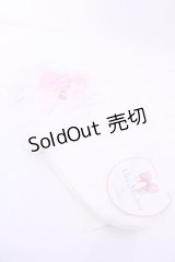 Lovely Tency / 眞白ありすコラボクルーソックス  シロ O-25-11-14-1057-LO-ZA-OW-OS