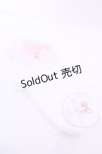 Lovely Tency / 眞白ありすコラボクルーソックス  シロ O-25-11-14-1057-LO-ZA-OW-OS