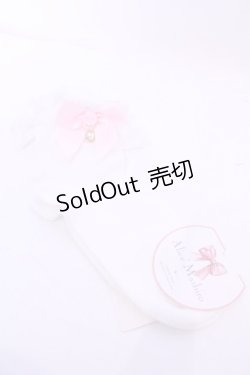 画像1: Lovely Tency / 眞白ありすコラボクルーソックス  シロ O-25-11-14-1057-LO-ZA-OW-OS