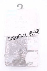 m petit by misako / AMNIタイツロゴ L〜LL ブラウン O-25-11-14-1062-LO-ZA-OW-OS