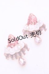 axes femme POETIQUE / ガトー・フレーズイヤリング  ピンク O-25-11-14-1066-AX-AC-OW-OS