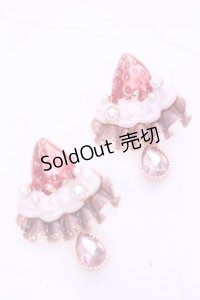 axes femme POETIQUE / ガトー・フレーズイヤリング  ピンク O-25-11-14-1066-AX-AC-OW-OS