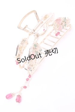 画像1: axes femme / いちごモチーフバンスクリップ  ゴールド O-25-11-14-1069-AX-AC-OW-OS