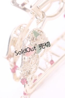 画像2: axes femme / いちごモチーフバンスクリップ  ゴールド O-25-11-14-1069-AX-AC-OW-OS