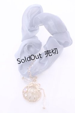 画像1: axes femme / THANKS FES ノベルティシュシュ  ブルー O-25-11-14-1072-AX-AC-OW-OS