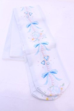 画像1: Lovely Tency / TTMAOVKウサプリント  サックス O-25-11-14-1079-LO-ZA-OW-OS