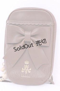 画像1: m petit by misako / AMリボンショルダーバッグ  ブラウン O-25-11-14-1008-LO-BG-OW-ZT432