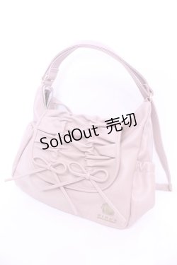 画像1: m petit by misako / AM*NIリボン3WAY バッグ  ピンク O-25-11-14-1009-LO-BG-OW-ZT-K026