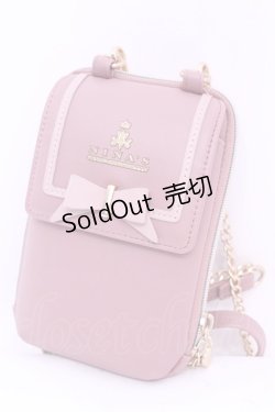 画像1: m petit by misako / NINA′Sスマホショルダーバッグ  ピンク O-25-11-14-1012-LO-BG-OW-OS